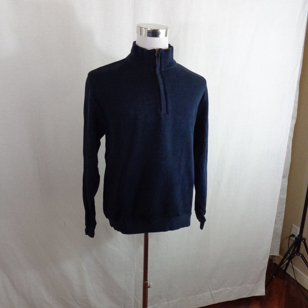 CUTTER & BUCK MEN'S SWEATER SZ L BLUE PULL OVER. - Picture 2 of 4